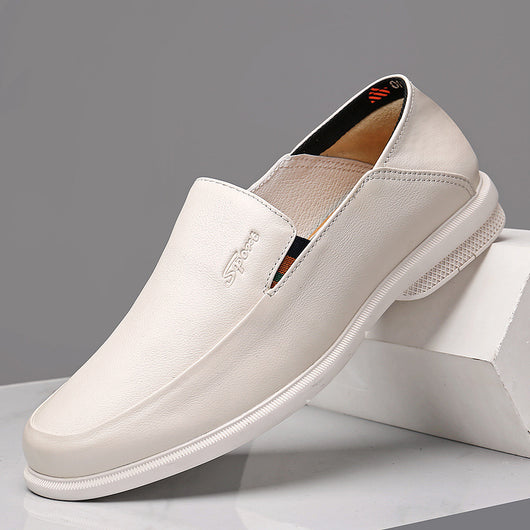 Zapatos Formales de Cuero para Hombre - Estilo Coreano Punta Fina Negro - Image 10