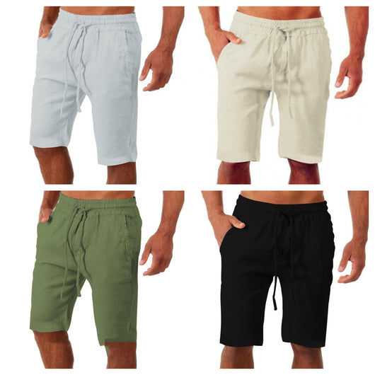 Pantalones de Playa Algodón Lino - Shorts Yoga y Fitness - Image 7