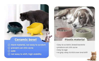 Comedero y Bebedero Cerámico para Gatos y Perros Pequeños con Base Antideslizante - Image 16