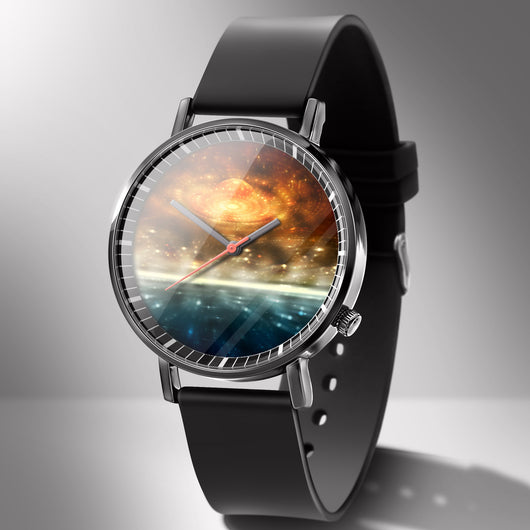 Reloj de Negocios Calavera Cielo Estrellado Cuarzo Blanco - Image 11
