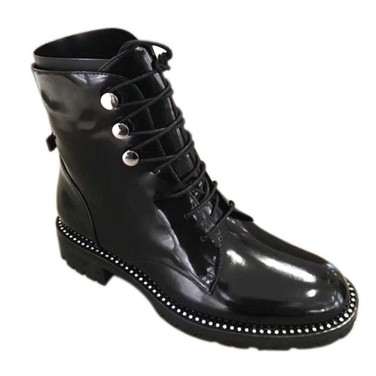 Botas Motociclista Estilo Británico con Suela Gruesa - Image 7