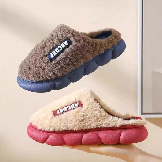 Pantuflas Térmicas Acolchadas para Pareja - Algodón Cálido
