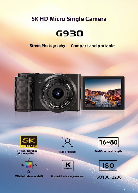 Cámara Mirrorless Digital con Lente Ultra Gran Angular para Creadores de Contenido - Image 7