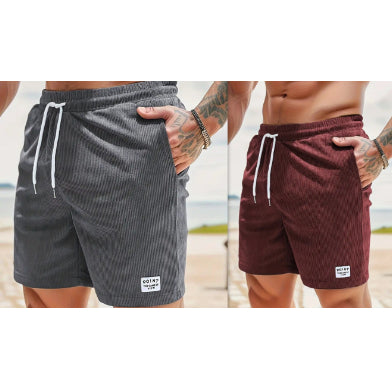 Shorts Deportivos de Cordón Verano Pana Hombre - Image 2