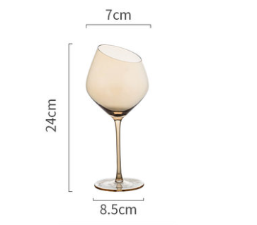 Copa de Vino Cristal Premium con Boca Oblicua - Juego de Copas para Vino Tinto y Champagne - Image 14