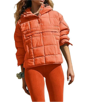 Abrigo de Algodón con Capucha para Mujer - Image 11