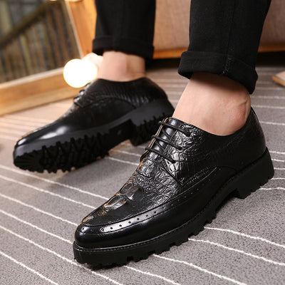 Zapatos Casuales Elevadores de Altura Estilo Británico para Hombre - Image 4