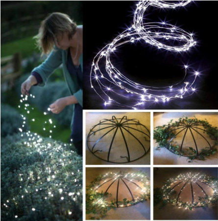 Lámpara Solar Árbol con Ratán - Iluminación Decorativa para Exteriores - Image 7