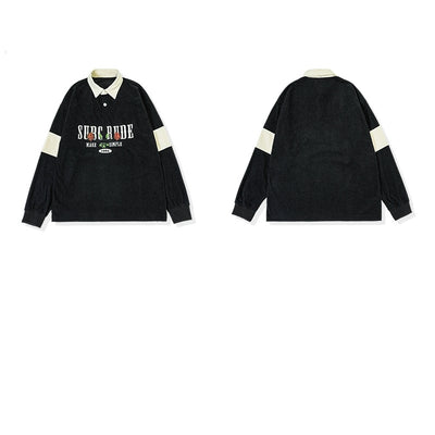 Polo Multicolor con Bordado de Rosa y Letras en Solapa - Image 10