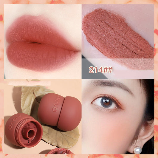 Labial Mate Aterciopelado de Larga Duración - Fórmula Antiadherente - Image 9