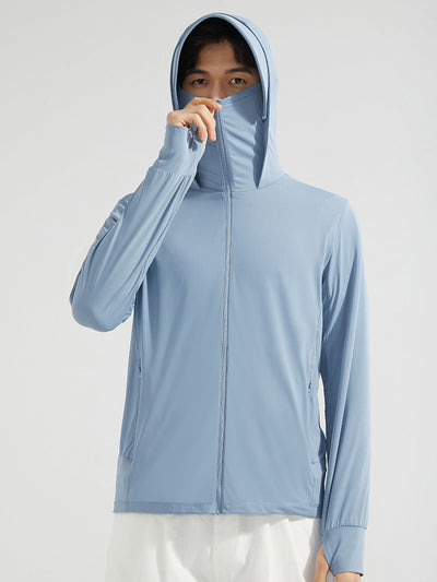 Ropa Protectora Solar con Cobertura Facial Desmontable - Protección UV Ice Silk - Image 9
