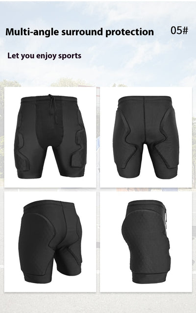 Pantalones Cortos Deportivos con Protección de Colisión para Hombre - Image 15