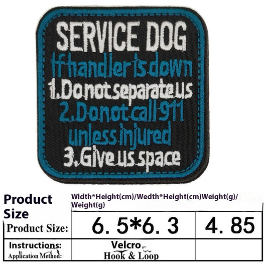 Accesorios para Perros con Bordado y Velcro - Pegatinas Decorativas Personalizables - Image 14