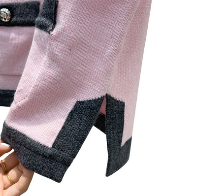 Cardigan de Lana Tejida Retro Francés con Temperamento para Mujer - Image 16