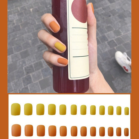 Kit de Uñas Postizas Desmontables Efecto Llama Azul - Diseño Europeo - Image 5