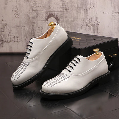 Zapatos de Cuero para Hombre con Suela Gruesa y Punta Redonda - Image 16