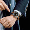Reloj Mecánico Automático con Esfera Luminosa y Correa Canvas para Hombre
