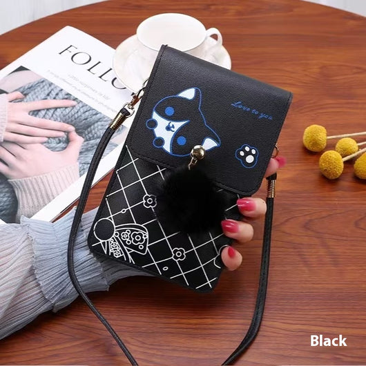 Bolsa Crossbody Vertical para Teléfono con Pantalla Táctil - Contraste para Mujer - Image 5