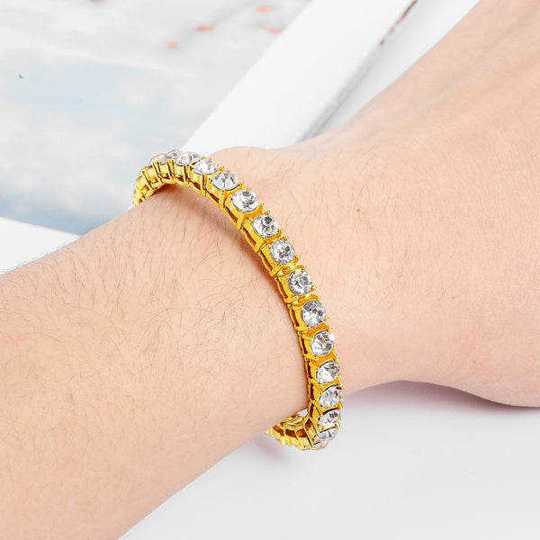 Pulsera de Diamantes para Hombre con Drenaje Único