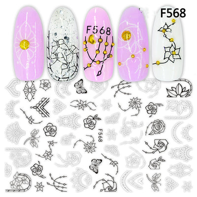 Pegatinas de Uñas 5D con Relieve Tridimensional Japonesas - Image 34