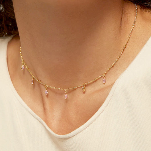 Collar de Plata Esterlina con Circón para Mujer - Image 6