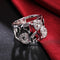 Anillo Corazón Calado con Diamantes