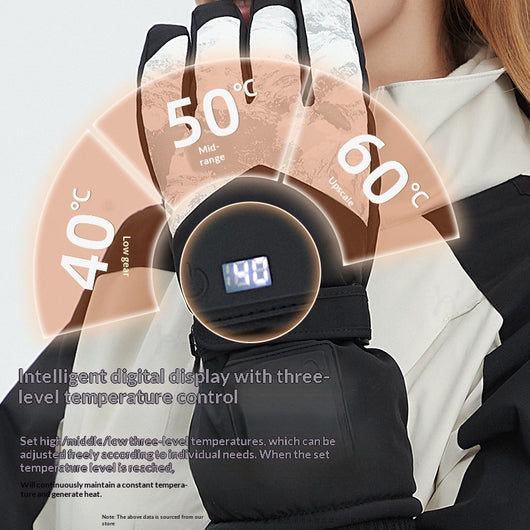Guantes Térmicos para Ciclismo Eléctrico - Protección contra Frío y Viento - Image 3