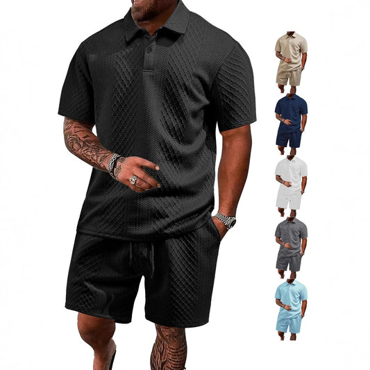 Saco Casual Delgado de Manga Corta para Hombre - Image 2