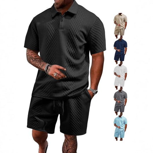Saco Casual Delgado de Manga Corta para Hombre - Image 2