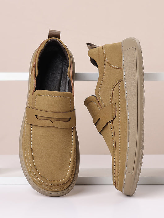 Zapatos de Cuero para Hombre sin Cordones con Suela Suave - Image 11