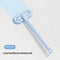Blue Long Handle Comb Hair Remover