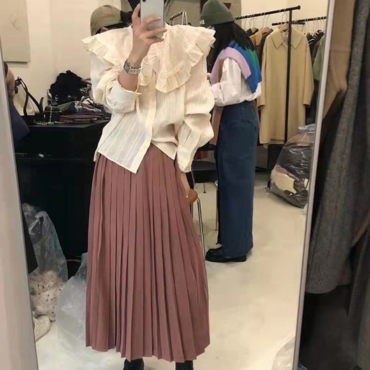Blusa Juvenil con Cuello de Muñeca - Efecto Rejuvenecedor para Mujeres - Image 9
