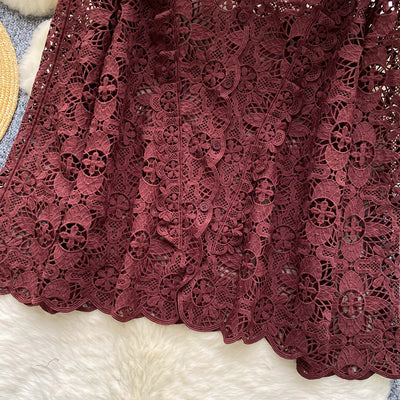 Blusa de Encaje Calado para Mujer - Image 23