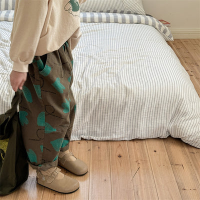 Pantalones Casuales de Algodón Lavado para Niños - Image 8