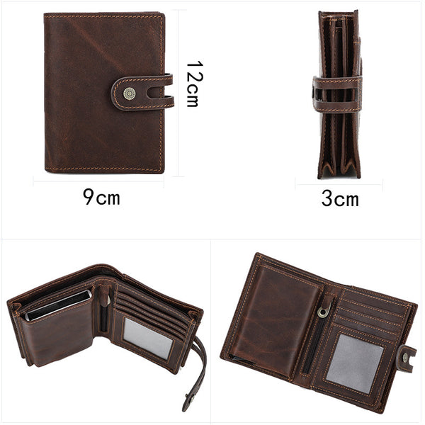 Hebilla de Billetera para Hombre con Protección RFID Antirrobo