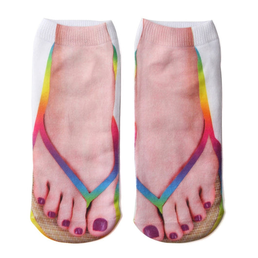 Calcetines Estampados 3D con Diseños Cartoon - Parejas y Unisex - Image 18
