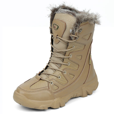 Botas de Invierno Forradas en Algodón con Forro Polar - Caña Alta Cálidas - Image 2