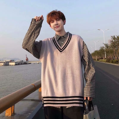 Chaleco Suelto sin Mangas Estilo Coreano para Otoño e Invierno - Image 12