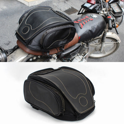 Bolsa Retro para Moto con Almacenamiento de Casco Impermeable - Image 9