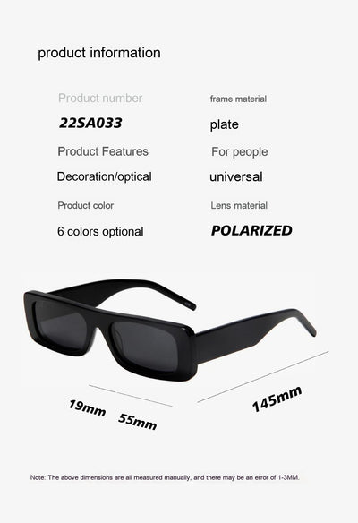 Gafas de Sol Hip Hop Acetato - Estilo Urbano Trendy - Image 12