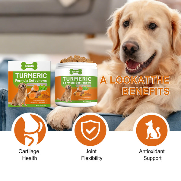 Suplemento de Cúrcuma para Perros en Granulos Blandos