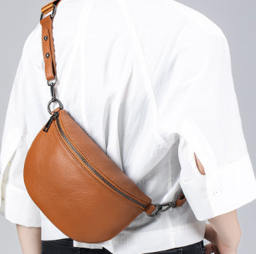 Bolso Mensajero de Cuero Genuino para Mujer - Diseño Minimalista Premium - Image 15