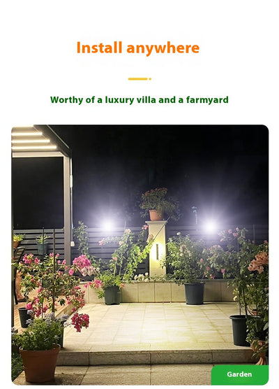 Lámpara Solar LED Impermeable para Patio y Jardín - Image 23