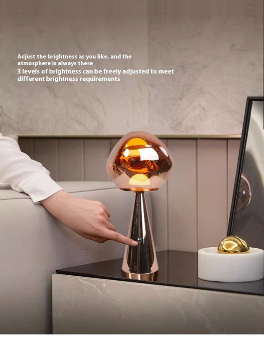 Lámpara de Mesita Lava Volcánica - Luz Ambiental para Dormitorio - Image 13