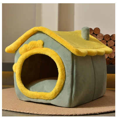 Casa Plegable para Perros y Gatos - Cama Térmica Desmontable Tipo Villa - Image 31