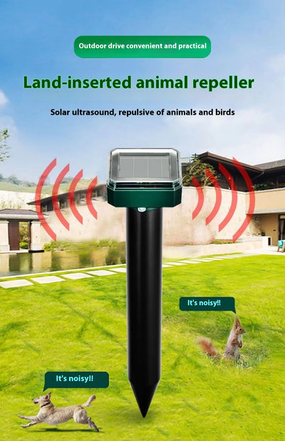 Repelente Solar Ultrasónico para Roedores con Iluminación de Patio - Image 16