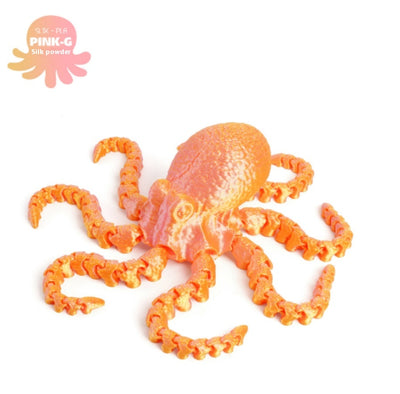 Pulpo Articulado con Impresión Adorable - Juguete Flexible - Image 8