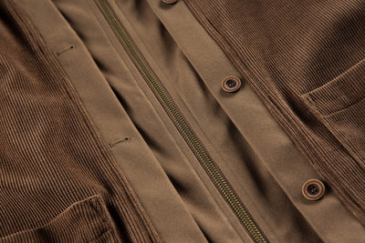 Chaqueta Suelta Retro Estilo Dos Piezas con Bolsillos Amplios - Image 15