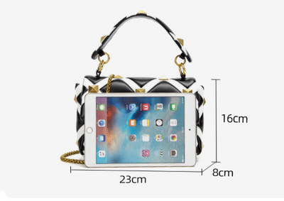 Bolso Bandolera Cuadrille para Mujer con Diseño Escocés - Image 9