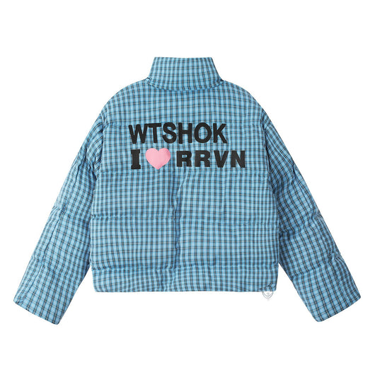 Chaqueta Corta de Algodón Estilo Retro Americano a Cuadros - Image 15